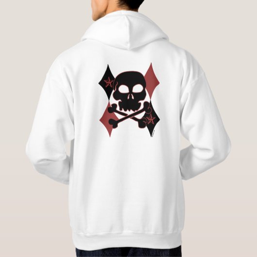 Rocker Skull Hoodie (Achterkant)