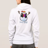 Rocker Snowman Zipper Hoodie (Achterkant)