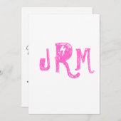 ROCKER-trouwuitnodiging Kaart (Voorkant / Achterkant)