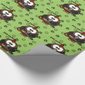 rocker uil cadeaupapier (Hoek)