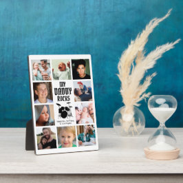 Rocker Vader | Foto van mijn papa Rocks Fotoplaat