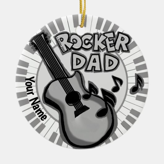 Rocker Vader Ornament (Voorkant)