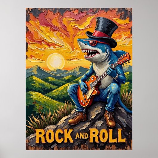 Rocker van de Rolling Greens Poster (Voorkant)