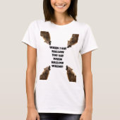 Rocker wolf Halloween shirt (Voorkant)