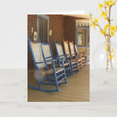 Rockers in een Row - Martha's wijntuin Kaart (Gele Bloem)