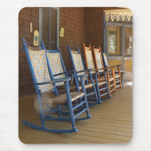 Rockers in een Row - Martha's wijntuin Muismat (Voorkant)