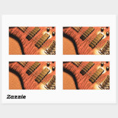 Rockers in Heart! Rechthoekige Sticker (Vel)