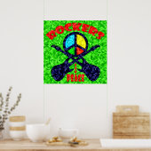 ROCKERS VOOR VREDESPOSTER POSTER (Keuken)