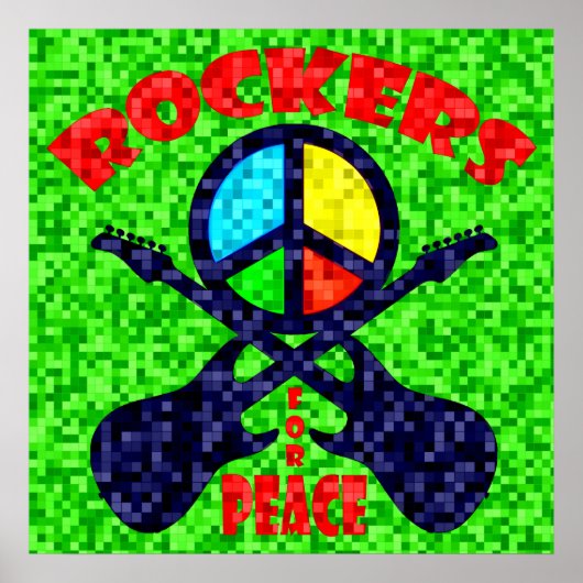ROCKERS VOOR VREDESPOSTER POSTER (Voorkant)
