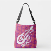 ROCKERUM MAGNET ROCK BY MASANSER PIXELAT CROSSBODY TAS (Voorkant)