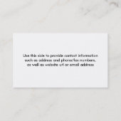 Rockery Water Gardening Landscaper Business Visitekaartje (Achterkant)