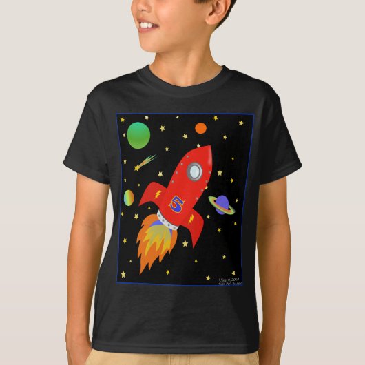 Rocket 5 T-shirt (Voorkant)