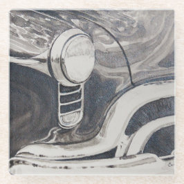 Rocket 88 Oldsmobile Coaster Glazen Onderzetter