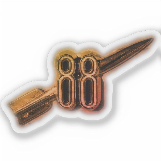 Rocket 88 sticker (Voorkant)