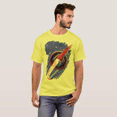 ROCKET AAN HET MOON SHIRT (Voorkant volledig)