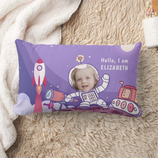 Rocket Astronaut Space Suit Custom Photo Kinder Ro Kussen (Deken)