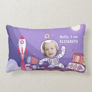 Rocket Astronaut Space Suit Custom Photo Kinder Ro Kussen