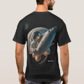 Rocket Astronaut T-shirt 🚀 | Ontdek het universum (Achterkant)