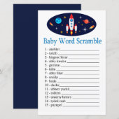 Rocket Baby word scramble game (Voorkant / Achterkant)