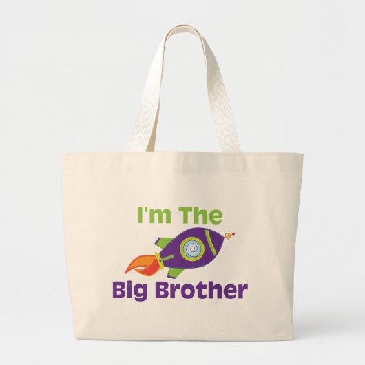 Rocket Big Bro Grote Tote Bag (Voorkant)