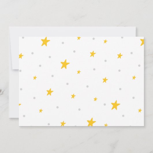 Rocket Birthday Uitnodiging (Achterkant)