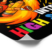 Rocket Blast Off Into High School Funny Back To Sc Poster (Hoek)