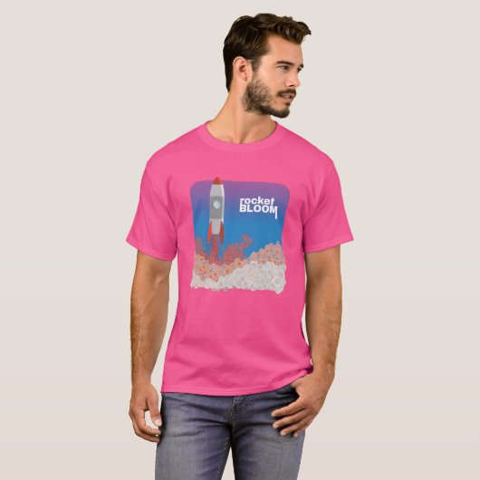 Rocket Bloom T-shirt (Voorkant volledig)