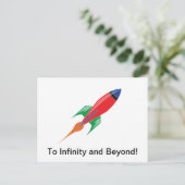 Rocket Briefkaart (Staand voorkant)