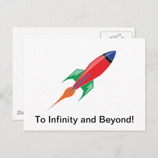 Rocket Briefkaart (Voorkant / Achterkant)