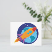 Rocket Briefkaart (Staand voorkant)