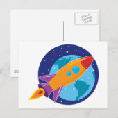 Rocket Briefkaart (Voorkant / Achterkant)