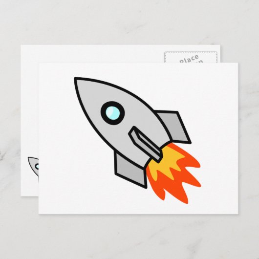 Rocket Briefkaart (Voorkant / Achterkant)