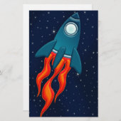 Rocket Briefpapier (Voorkant / Achterkant)