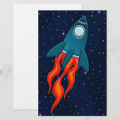Rocket Briefpapier (Voorkant / Achterkant)
