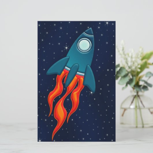 Rocket Briefpapier (Staand voorkant)