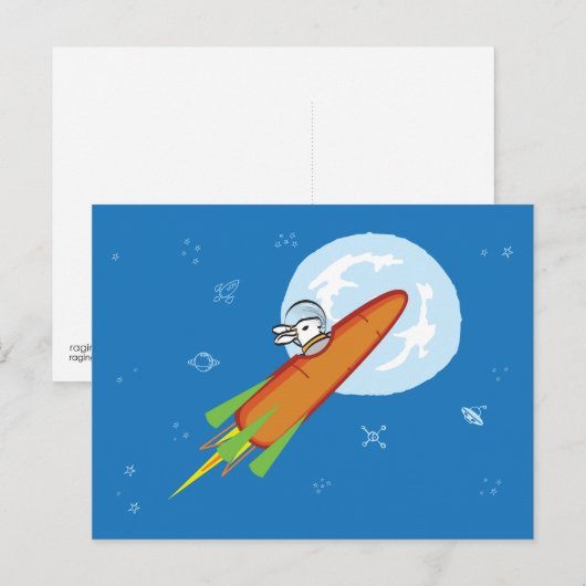 ROCKET BUN BRIEFKAART (Voorkant / Achterkant)