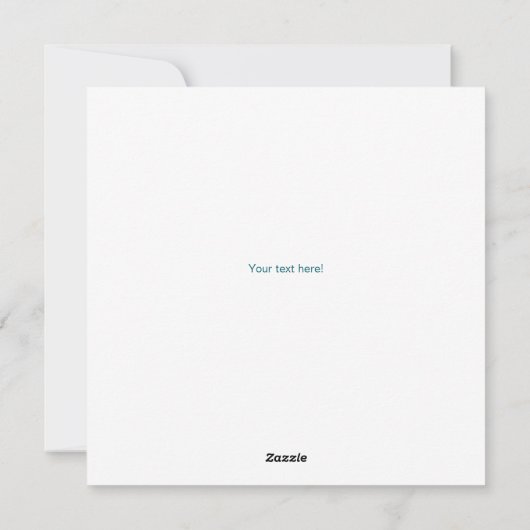 Rocket Bunny Feestdagenkaart (Achterkant)