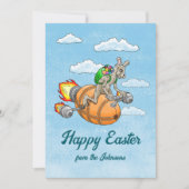 Rocket Bunny Feestdagenkaart (Voorkant)