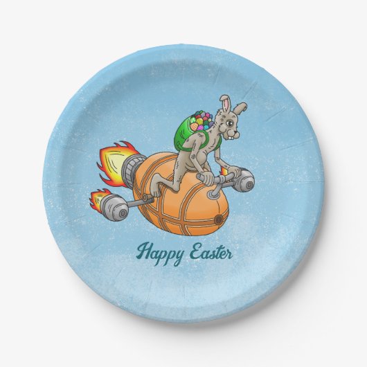 Rocket Bunny Papieren Bordje (Voorkant)