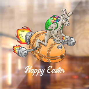 Rocket Bunny Raamsticker