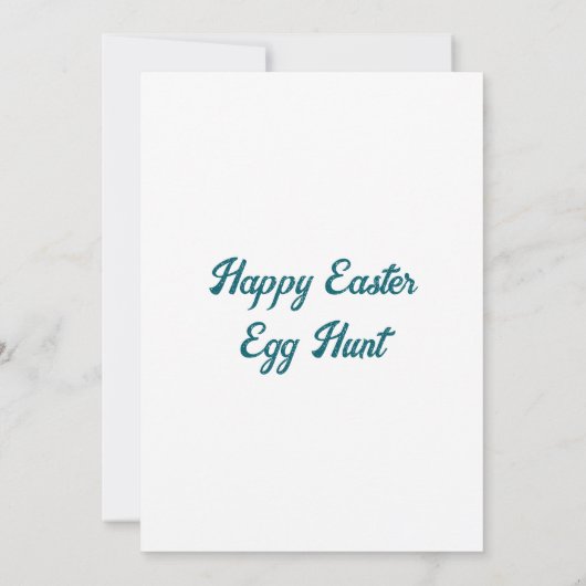 Rocket Bunny's Egg Hunt Kaart (Achterkant)