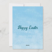 Rocket Bunny's Pasen Feestdagenkaart (Achterkant)