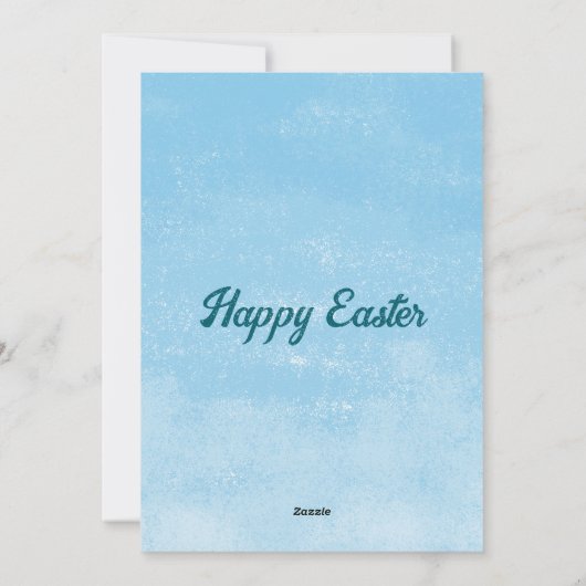 Rocket Bunny's Pasen Feestdagenkaart (Achterkant)