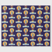 rocket cadeaupapier (Vlak)