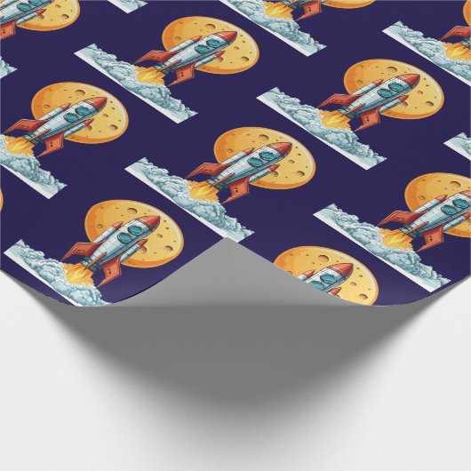 rocket cadeaupapier (Hoek)
