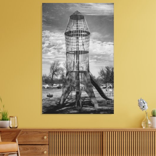 Rocket Canvas Afdruk (Insitu (Woonkamer))