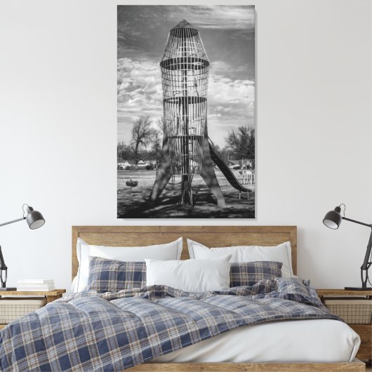 Rocket Canvas Afdruk (Insitu (Slaapkamer))