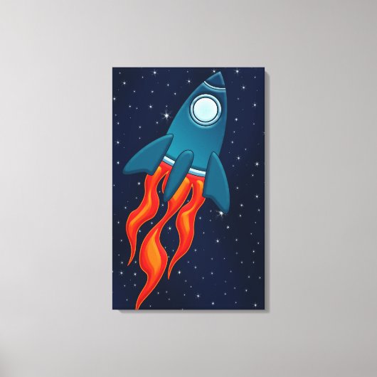 Rocket Canvas Afdruk (Voorkant)