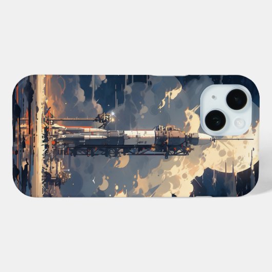 Rocket Case-Mate iPhone Case (Achterkant (horizontaal))