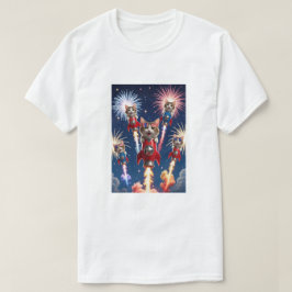 Rocket Cats – 4 juli T-shirt voor katten